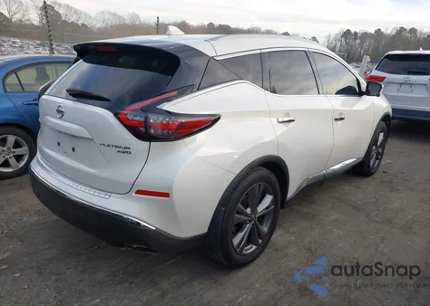 2020 Nissan Murano Platinum Intelligent Awd z USA, uszkodzony, nr VIN 5N1AZ2DS2LN139972